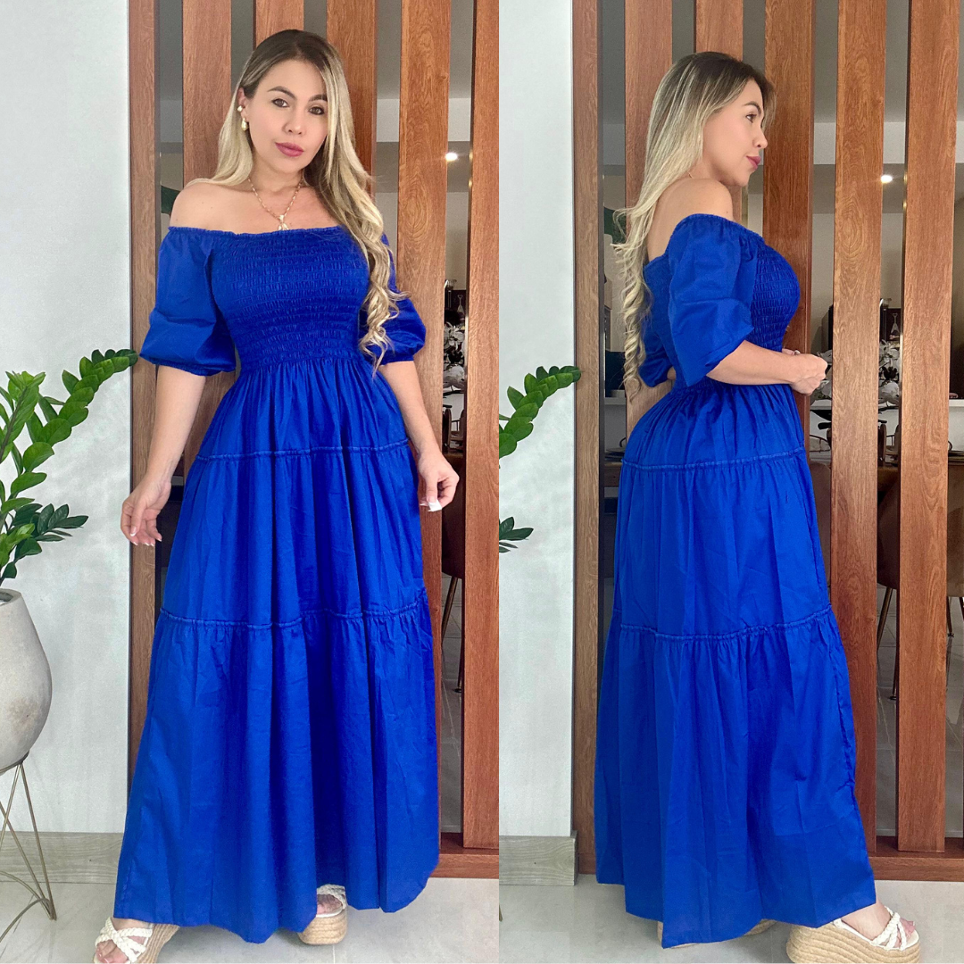 Vestido en Capas Dulce y Suave ALGODON