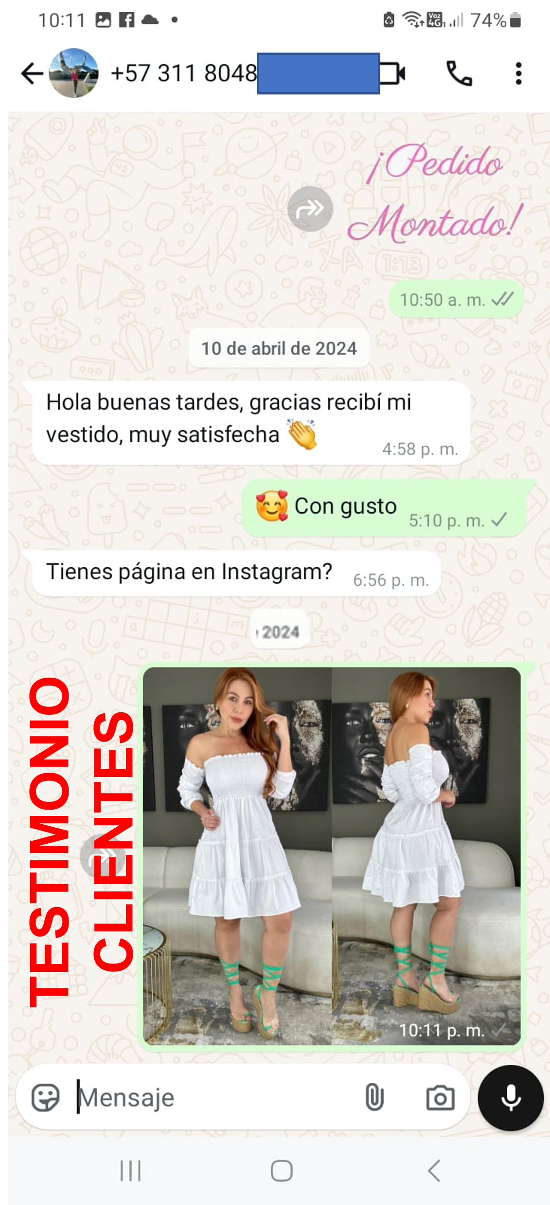 Vestido Campana en Lindo y Suave Algodón