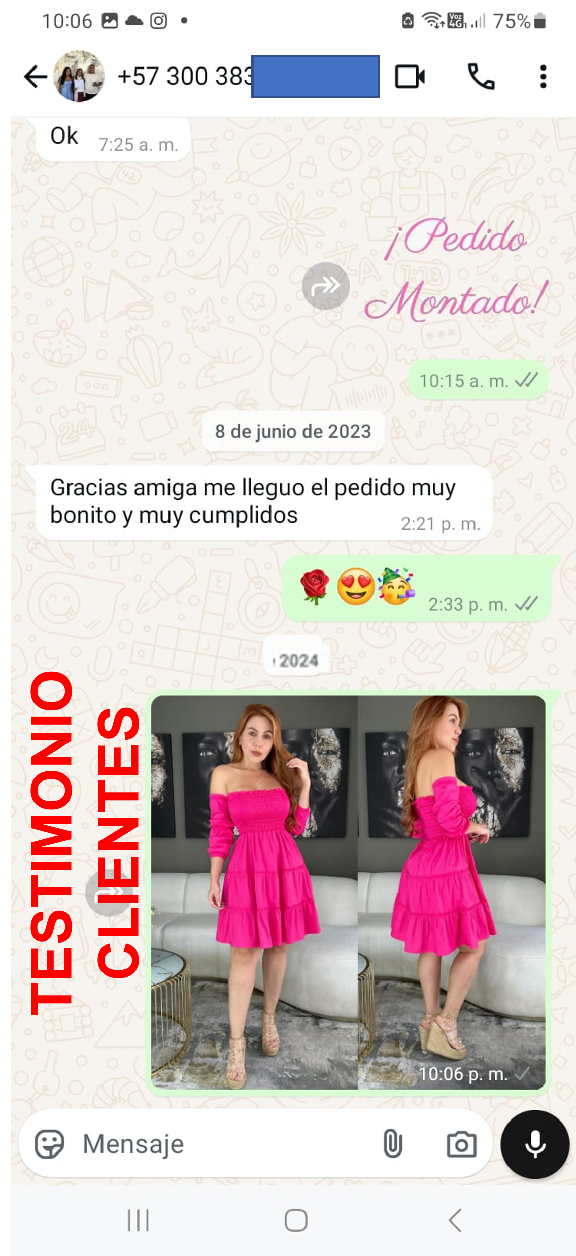 Vestido Campana en Lindo y Suave Algodón