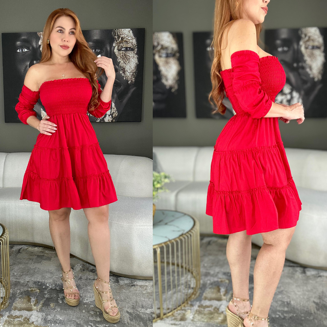 Vestido Campana en Lindo y Suave Algodón
