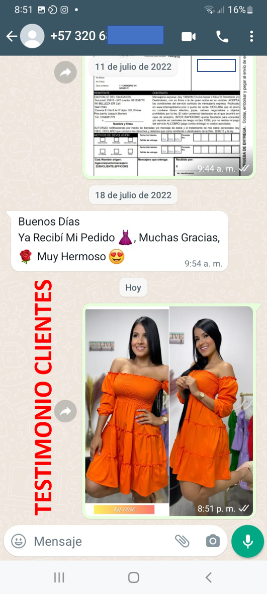 Vestido SUAVE Campana