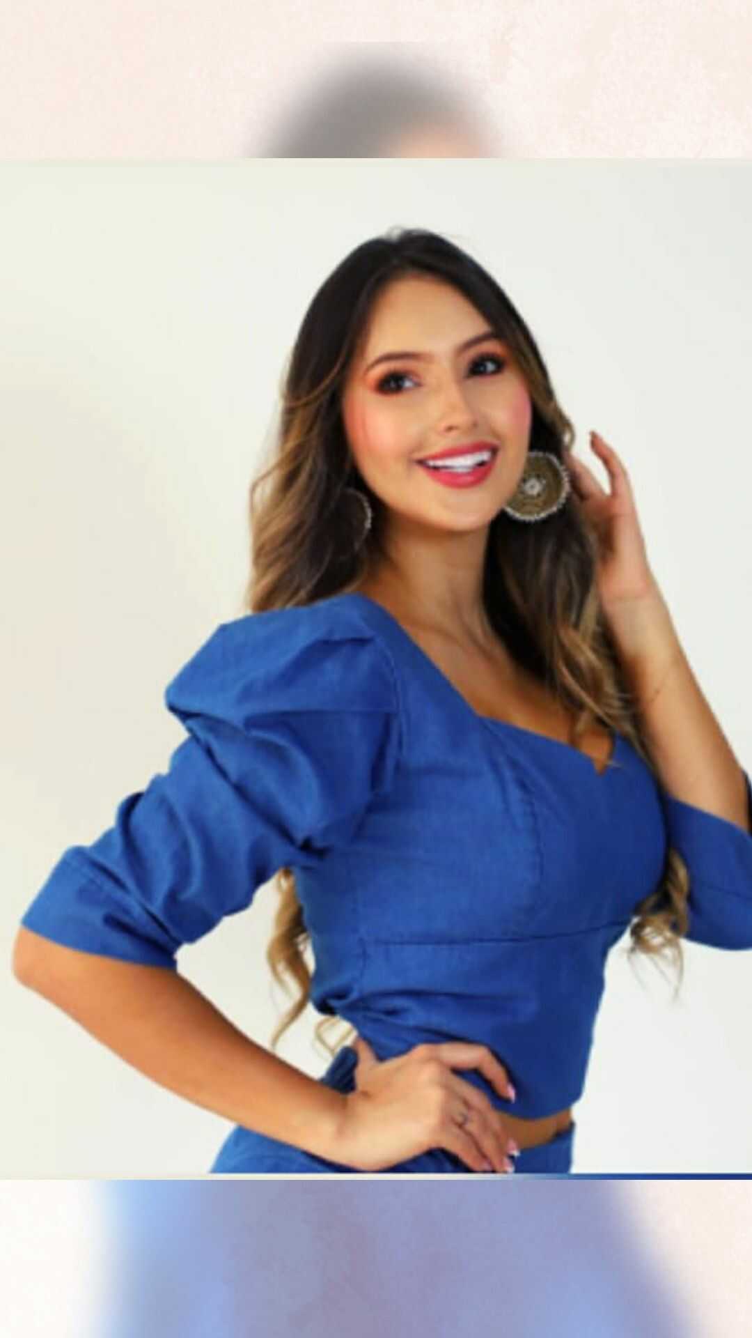 Conjunto BLUSA y FALDA en ALGODÓN SUAVE- - Ref 1135