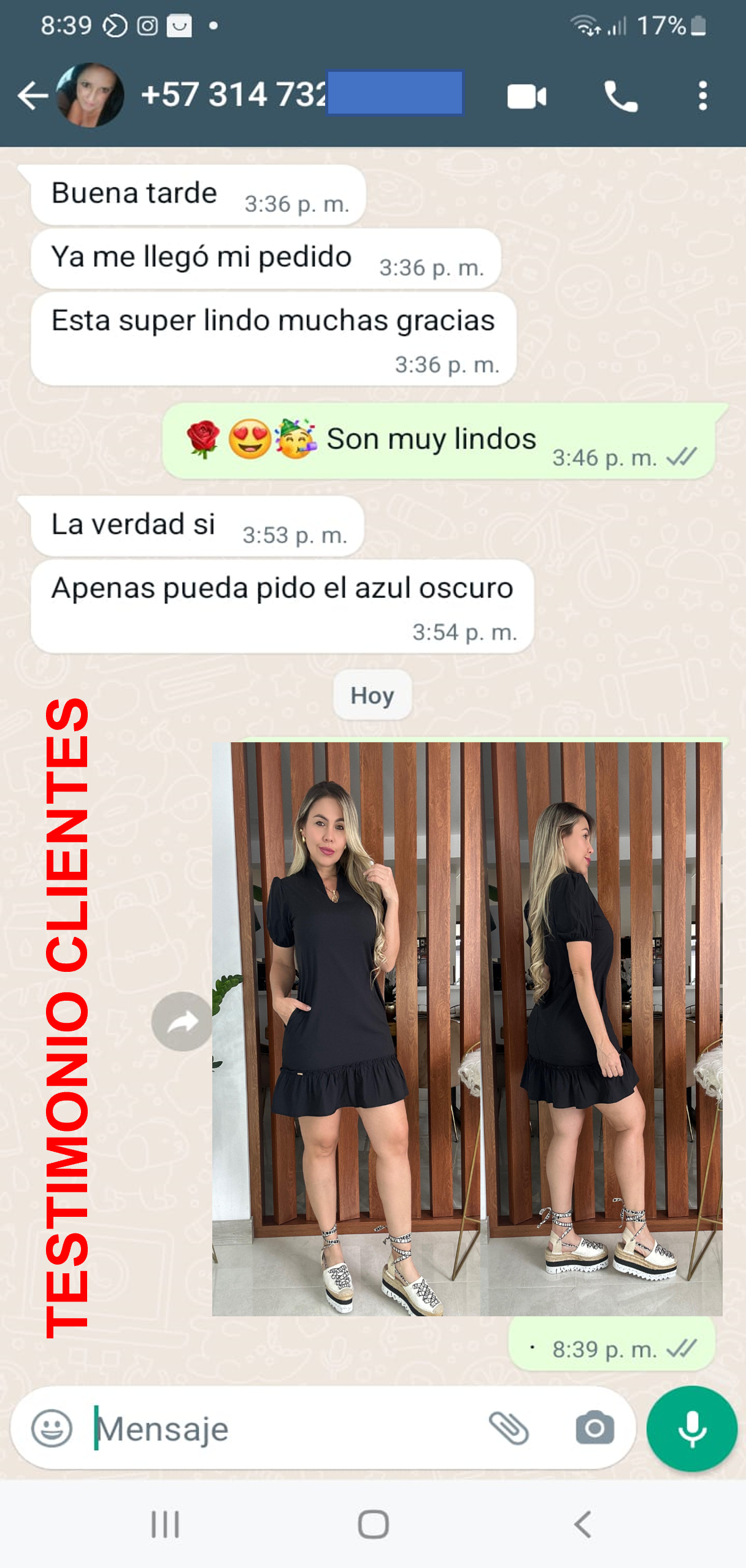 Vestido en SUAVE y FRESCO Algodón