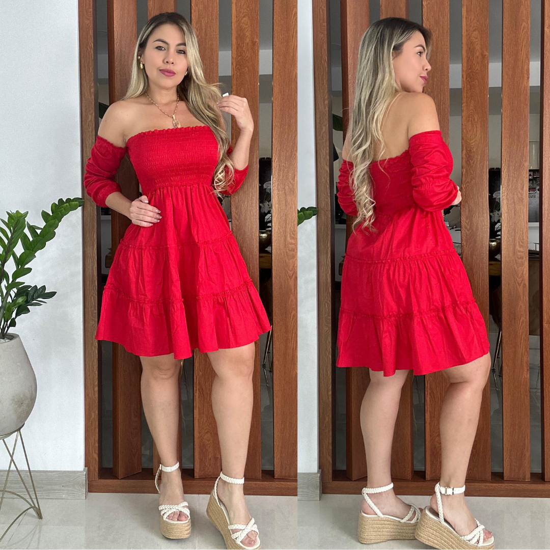 Vestido Campana en Dulce y Suave Algodón