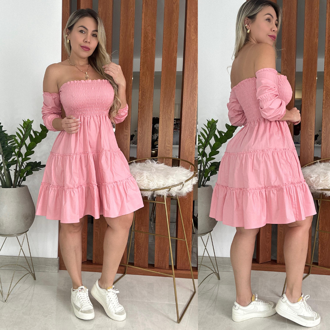 Vestido Campana en Dulce y Suave Algodón