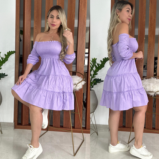 Vestido Campana en Dulce y Suave Algodón